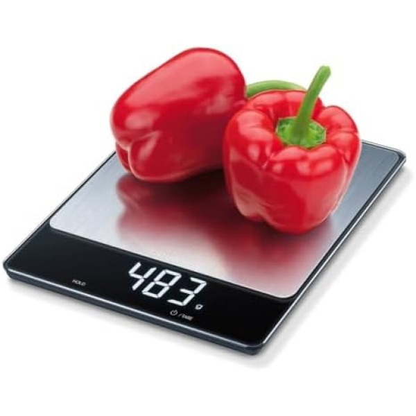 Beurer KS34 Digital Kitchen Scale - Precise Scale for Food Ounces and Grams