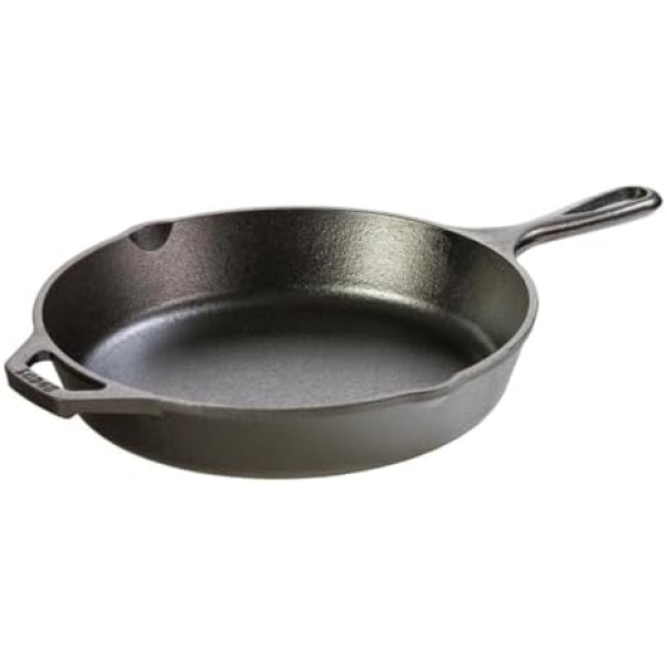 Lodge 10.25 Inch Cast Iron Pre-Seasoned Skillet – Signature Teardrop Handle