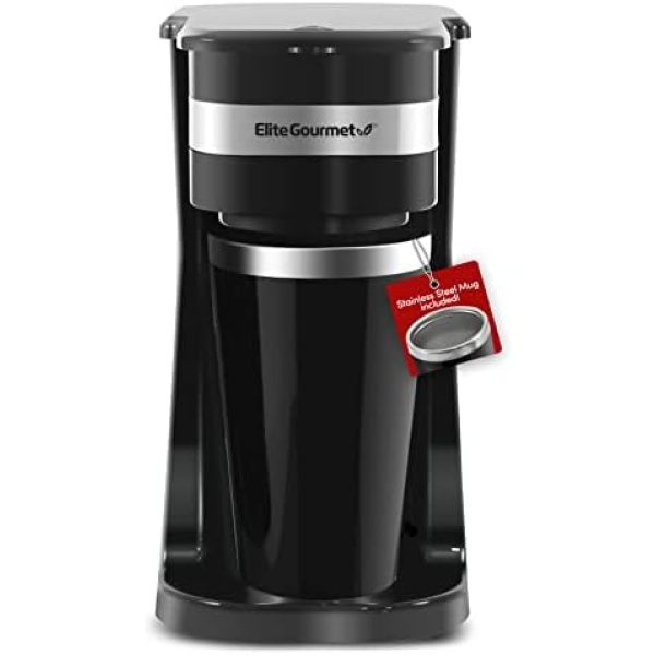 Elite Gourmet EHC114 Personal Single-Serve Compact Coffee Maker