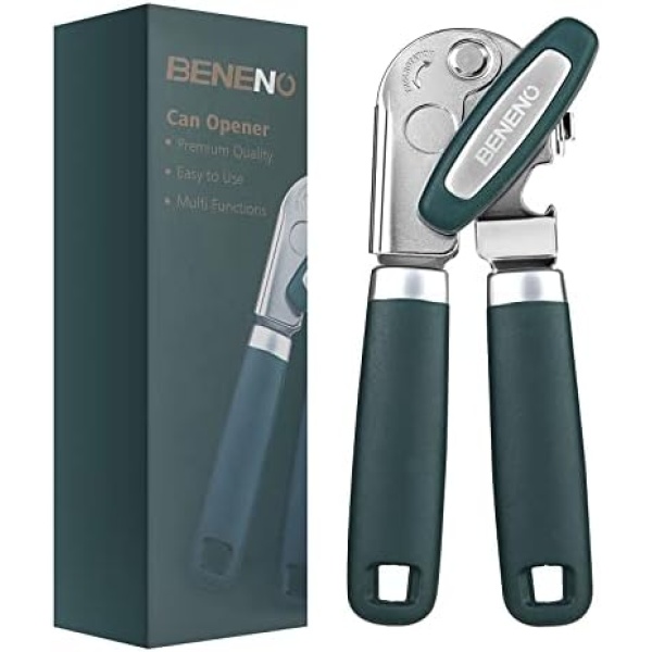 Beneno Multifunctional Heavy Duty Can Opener and Bottle Opener with Magnet